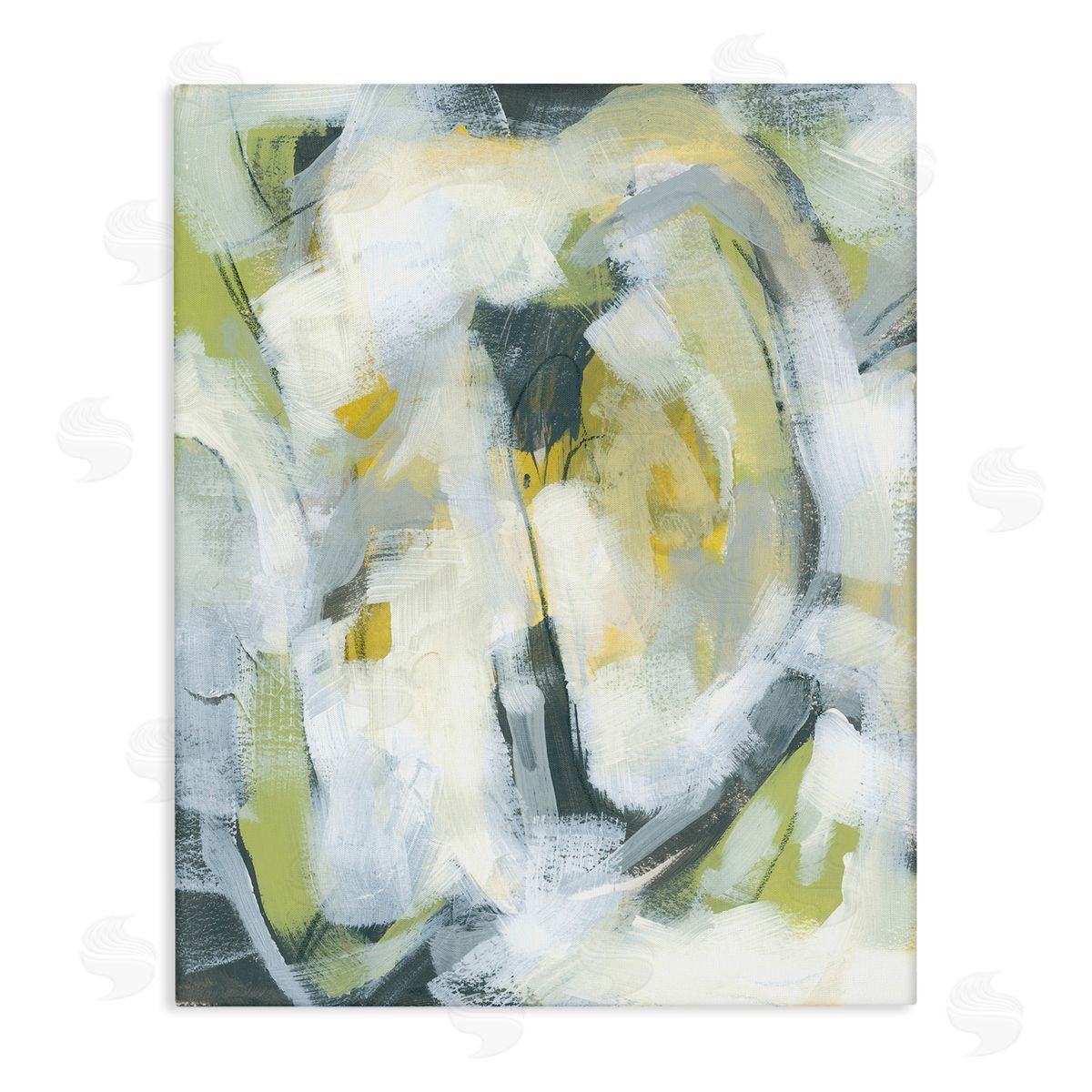 Complex Abstract Distortion Canvas Wall Art, Home Decor by June Erica Vess