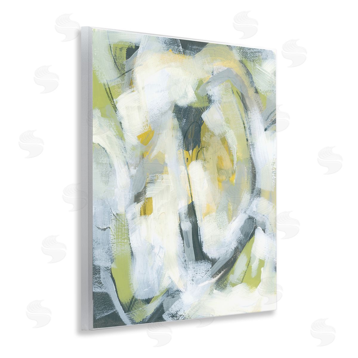 Complex Abstract Distortion Wood Plaque Wall Art, Home Decor by June Erica Vess