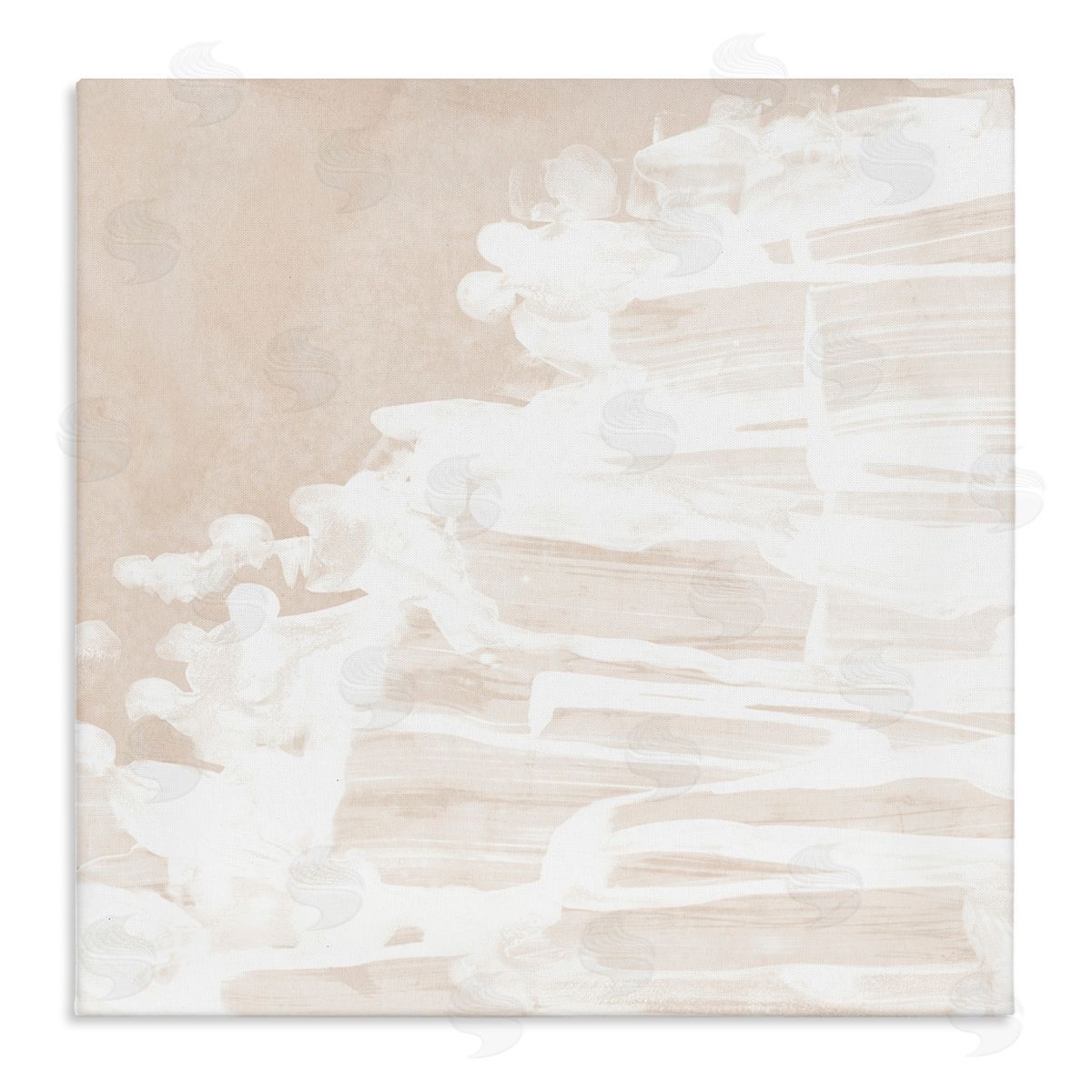 Abstract Beach Splash Canvas Wall Art, Home Decor by June Erica Vess