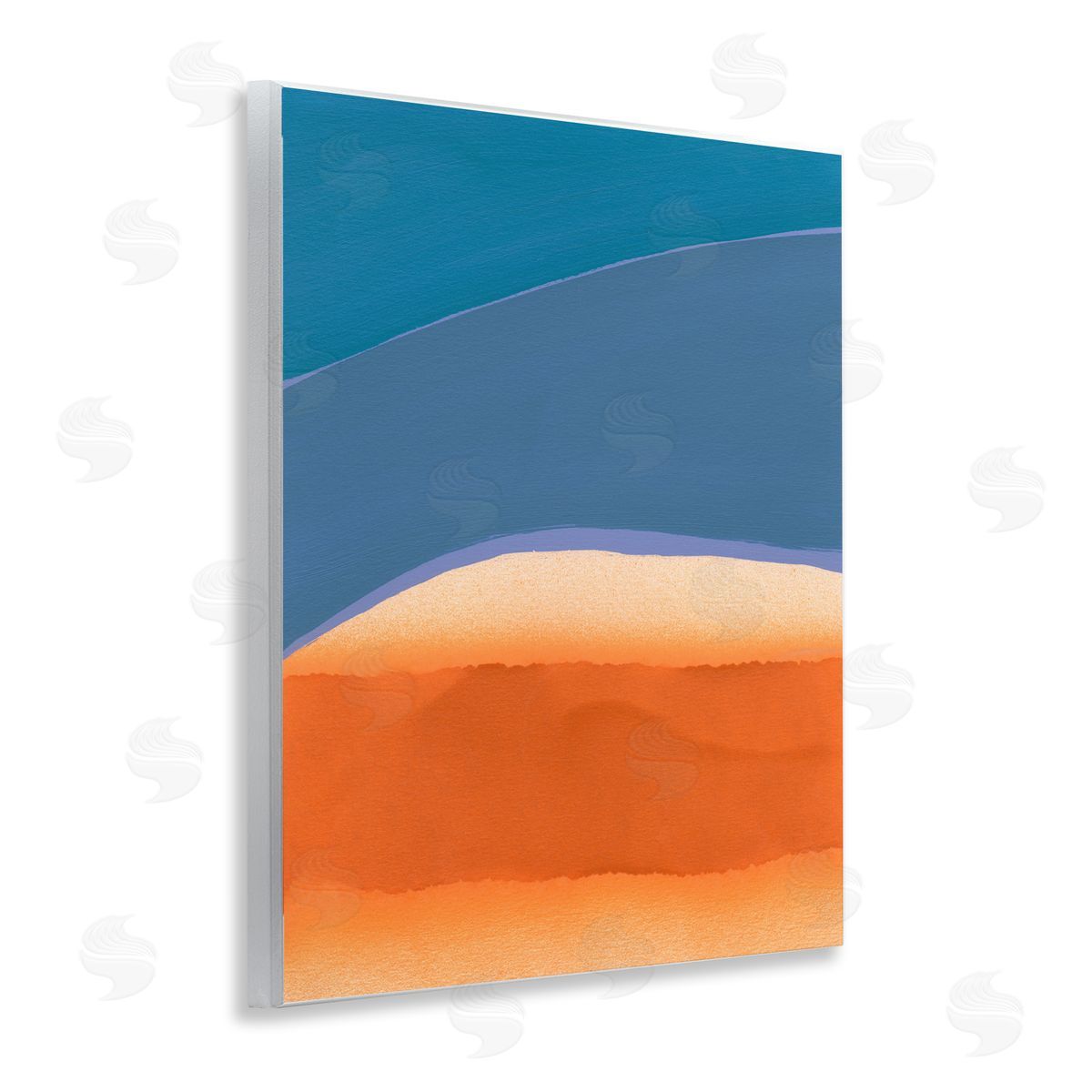 Modern Desert Sunrise Wood Plaque Wall Art, Home Decor by Jodi Fuchs