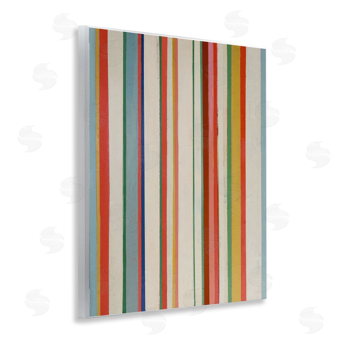 Linear Rustic Stripes Wood Plaque Wall Art, Home Decor by Pippin Schupbach