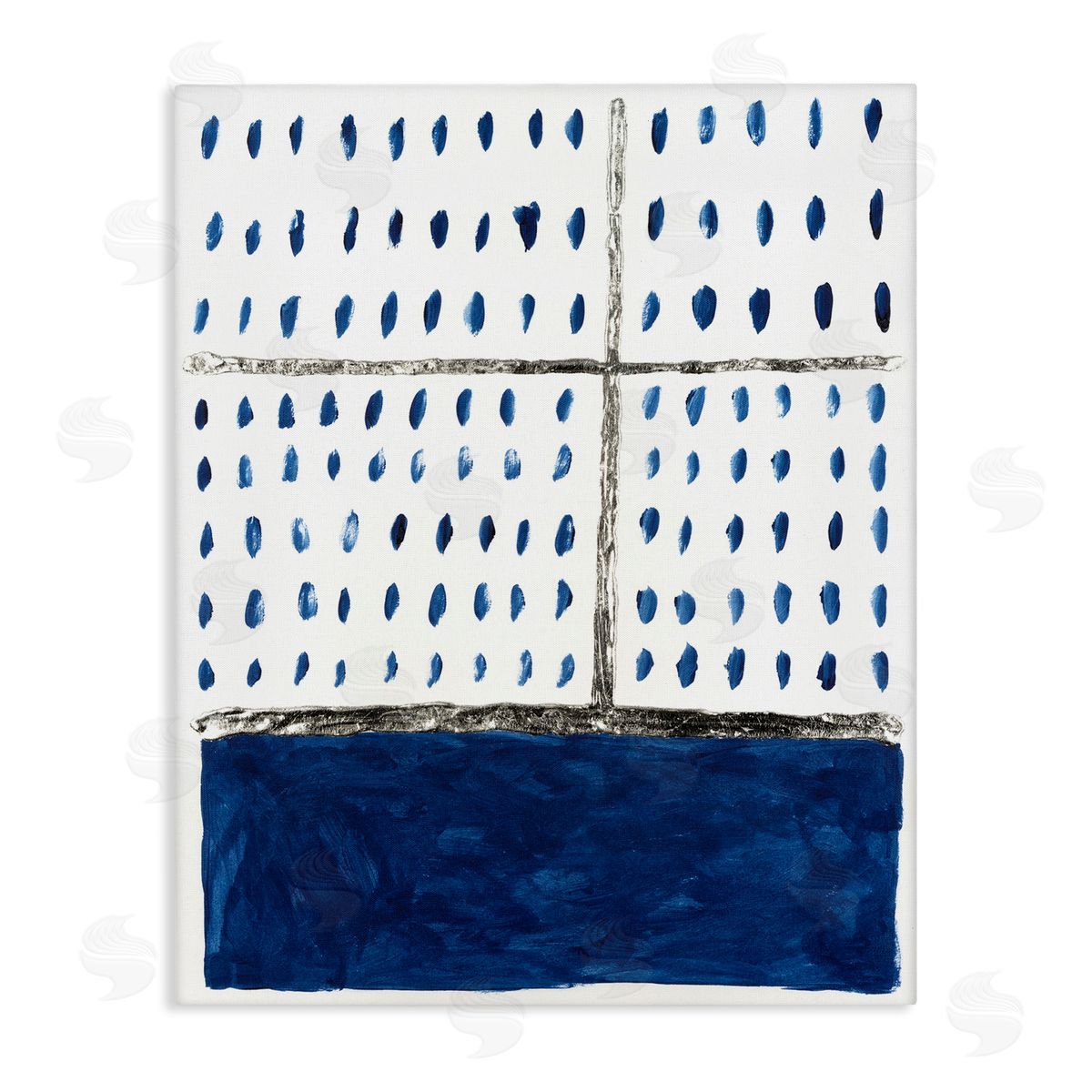 Dotted Pattern Impression Canvas Wall Art, Home Decor by Michael Willett