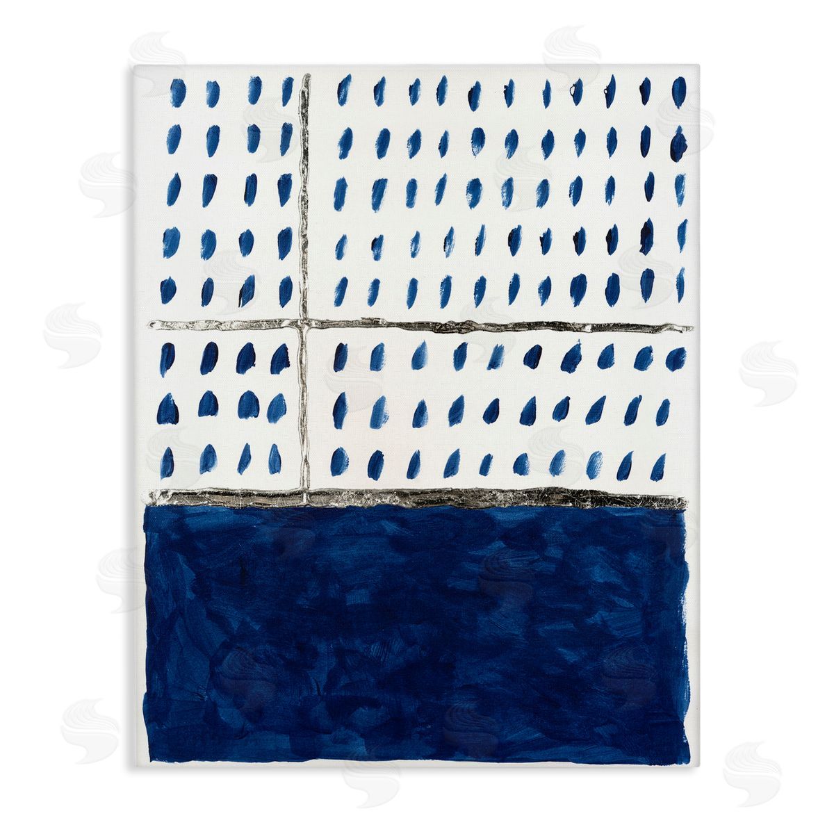 Modern Dot Pattern Canvas Wall Art, Home Decor by Michael Willett