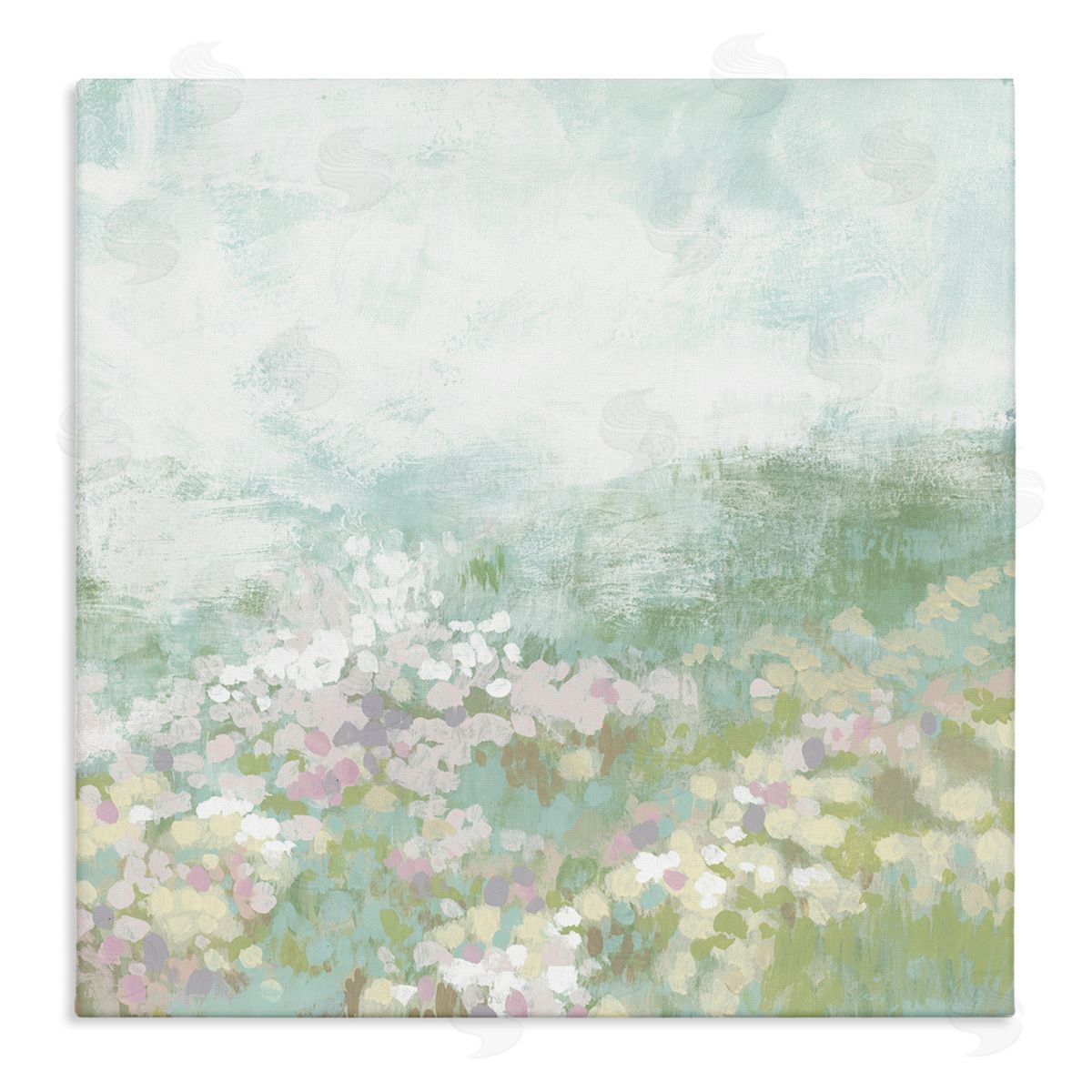 Rural Meadow Impression Canvas Wall Art, Home Decor by June Erica Vess