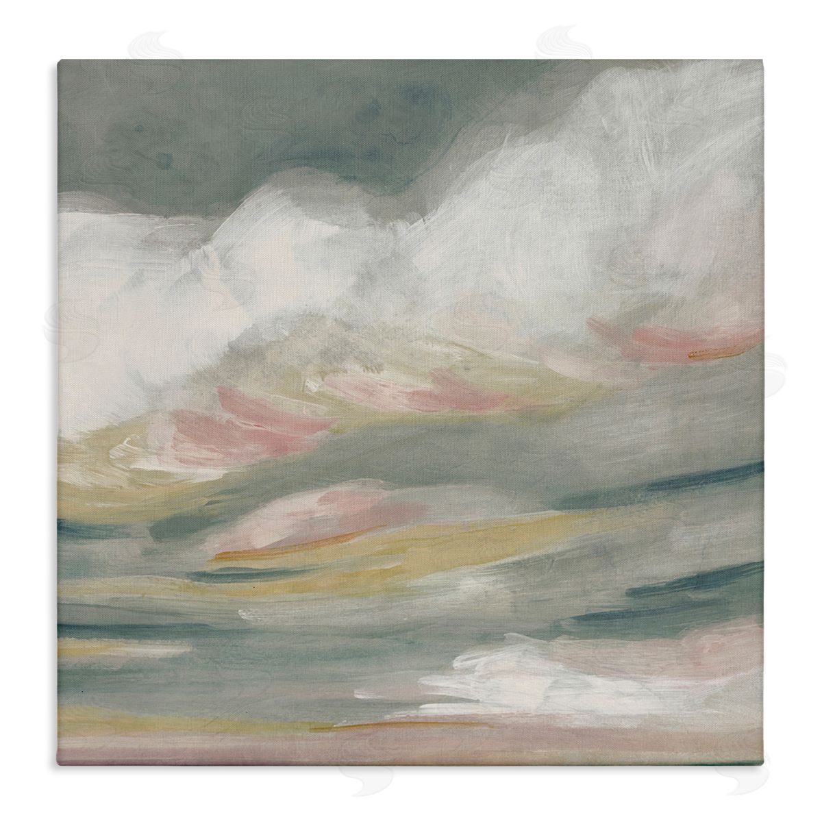 Storm Clouds Abstraction Canvas Wall Art, Home Decor by June Erica Vess