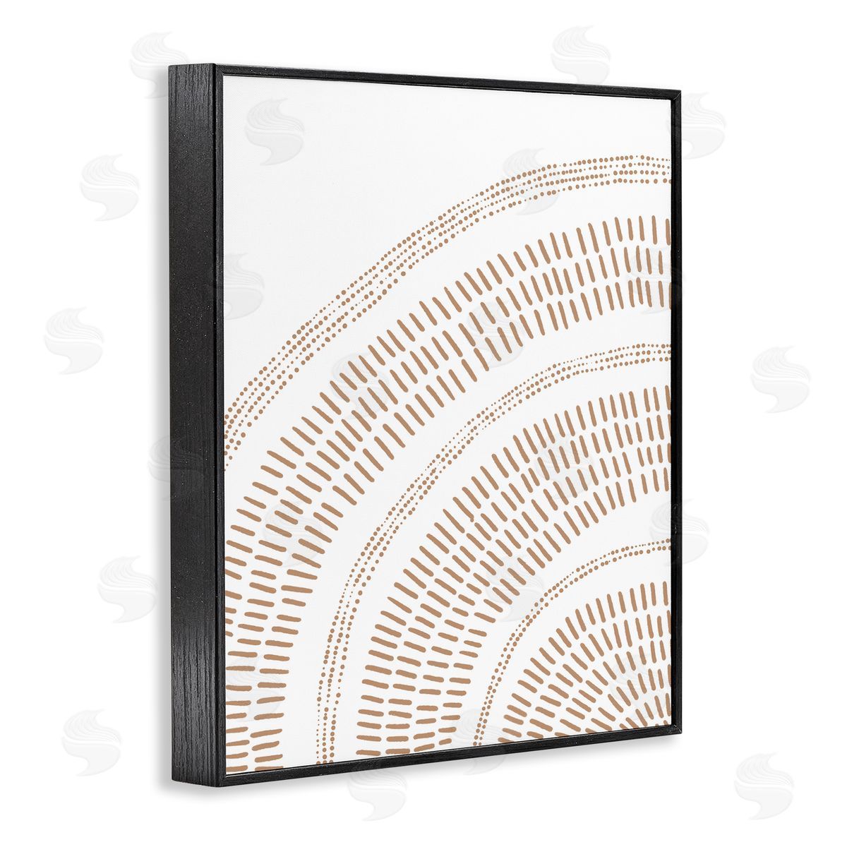 Boho Arch Pattern Black Frame Print Wall Art, Home Decor by Jetty Home, LLC