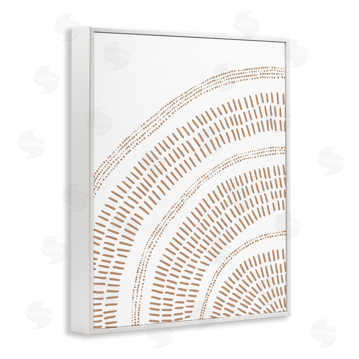 Boho Arch Pattern White Frame Print Wall Art, Home Decor by Jetty Home, LLC