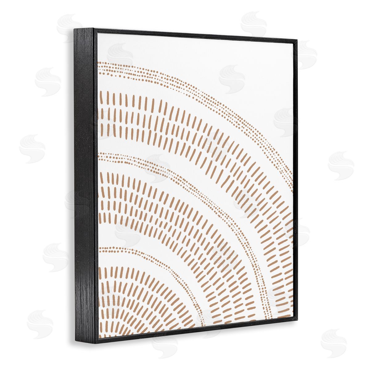 Arched Boho Pattern Black Frame Print Wall Art, Home Decor by Jetty Home, LLC