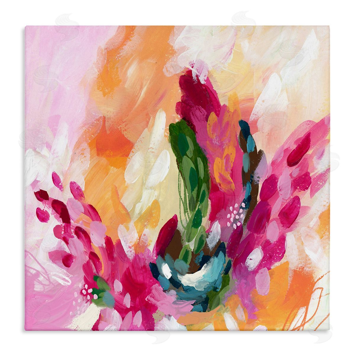 Abstract Tropical Punch Canvas Wall Art, Home Decor by Lisa Nohren