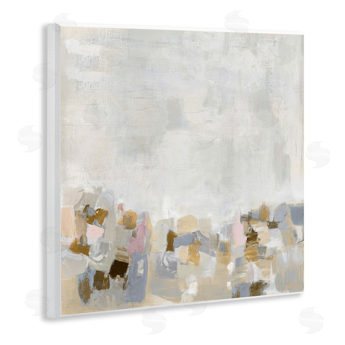 Rustic Beige and Grey Wood Plaque Wall Art, Home Decor by Rachel Springer