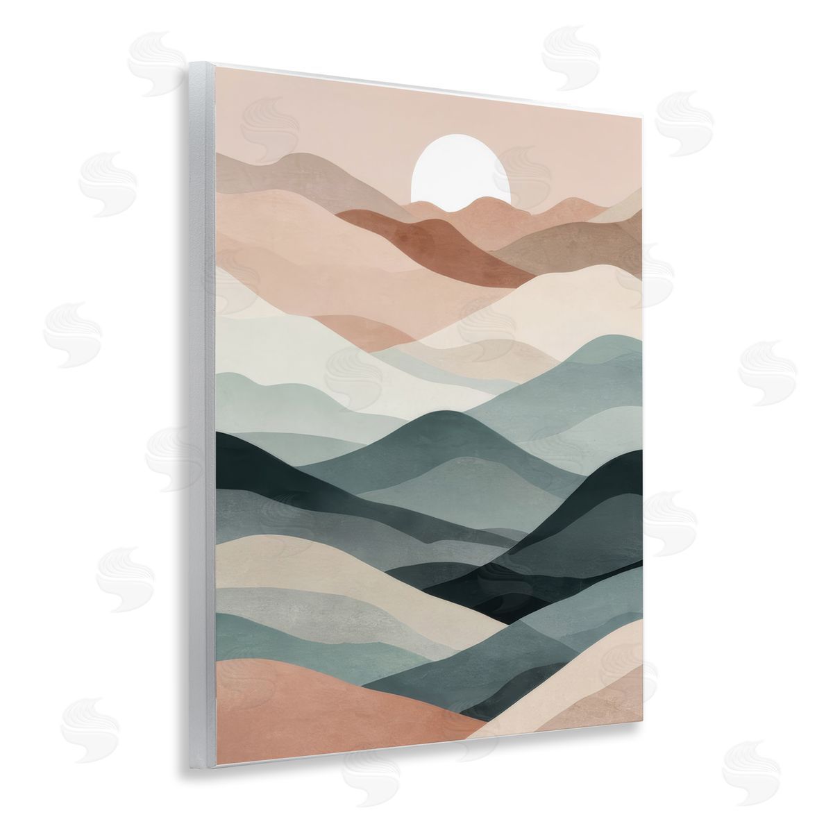 Silent Dawn Landscape Wood Plaque Wall Art, Home Decor by Denise Dundon