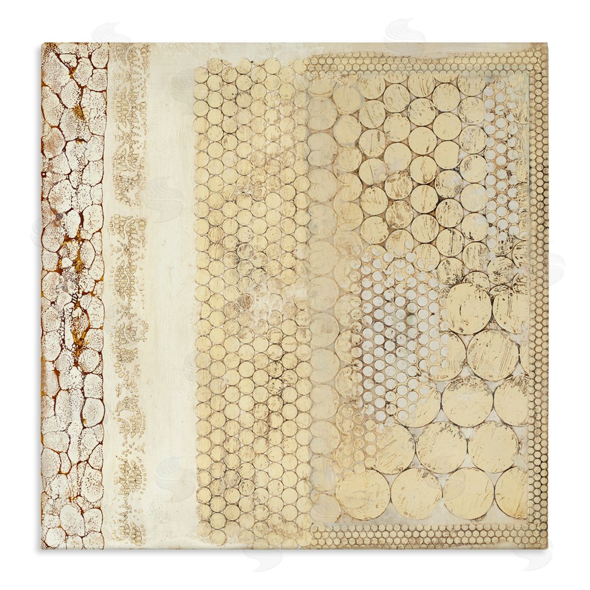 Rustic Country Geometric Canvas Wall Art, Home Decor by Laura Van Horne