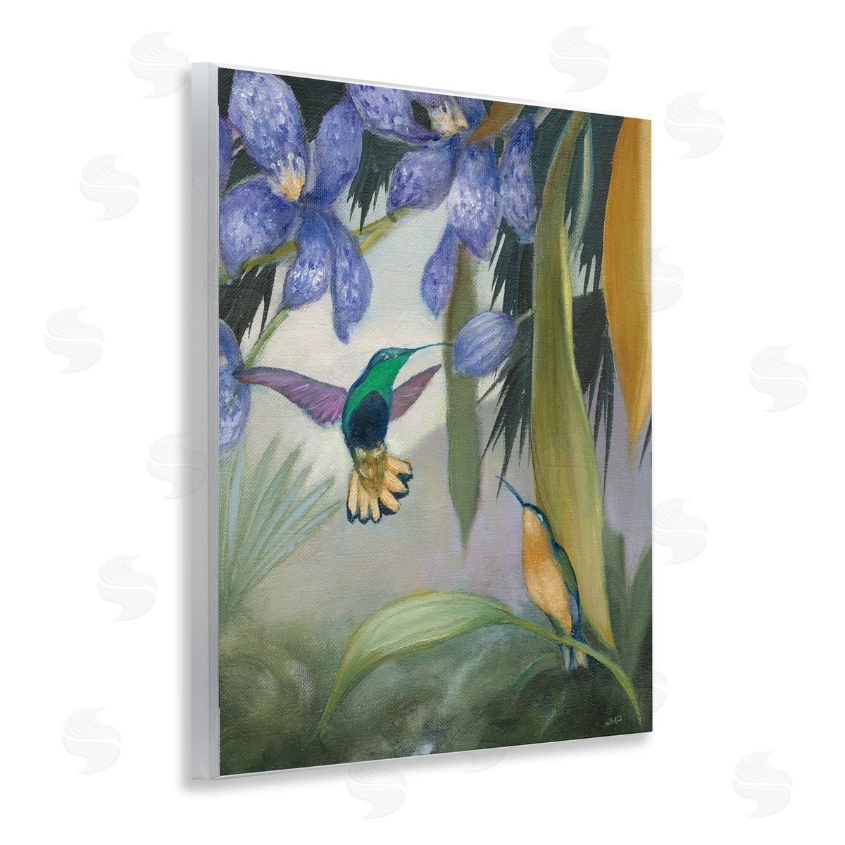 Hummingbirds in Nature Wood Plaque Wall Art, Home Decor by Julia Purinton