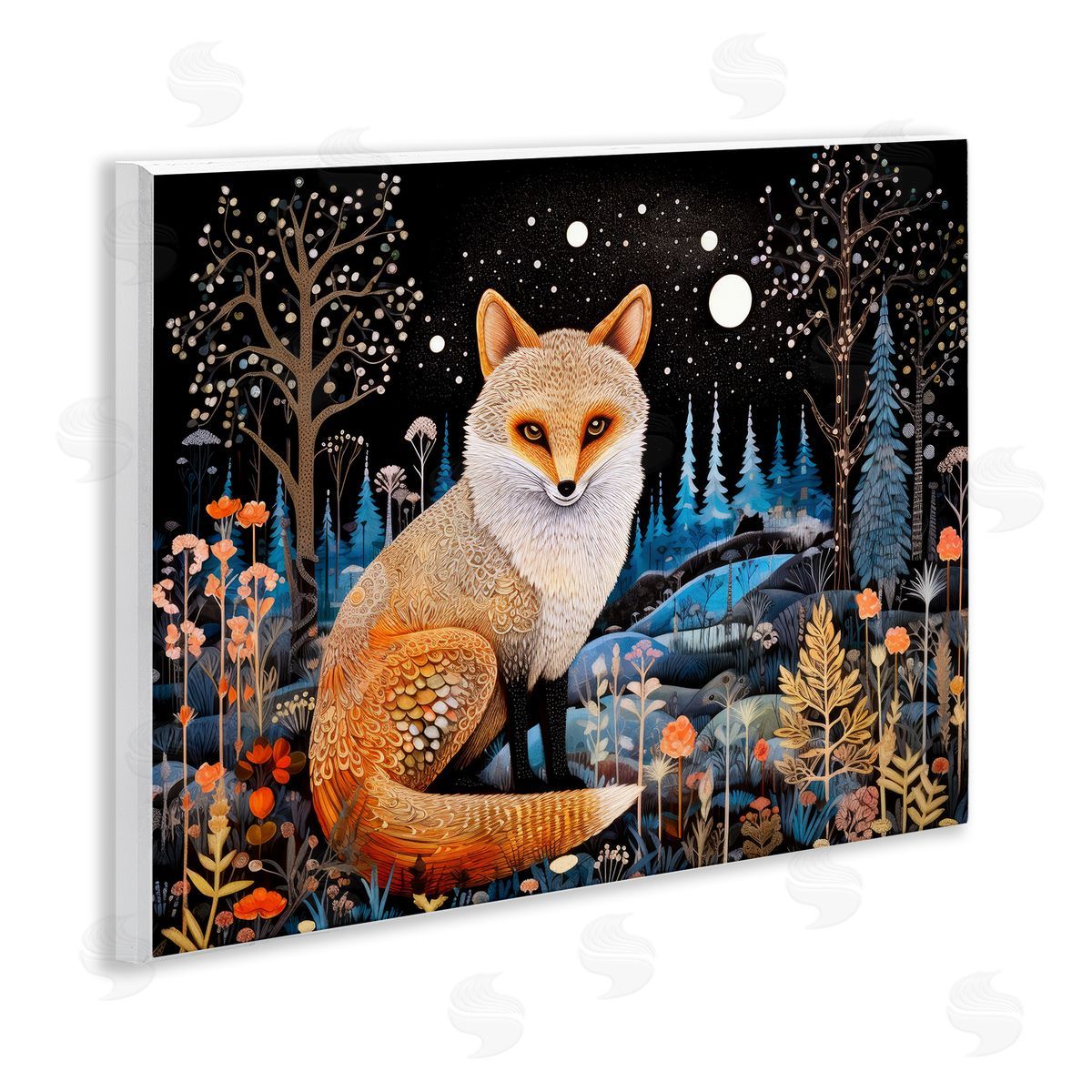 Forest Fox in Nature Wood Plaque Wall Art, Home Decor by Ray Powers