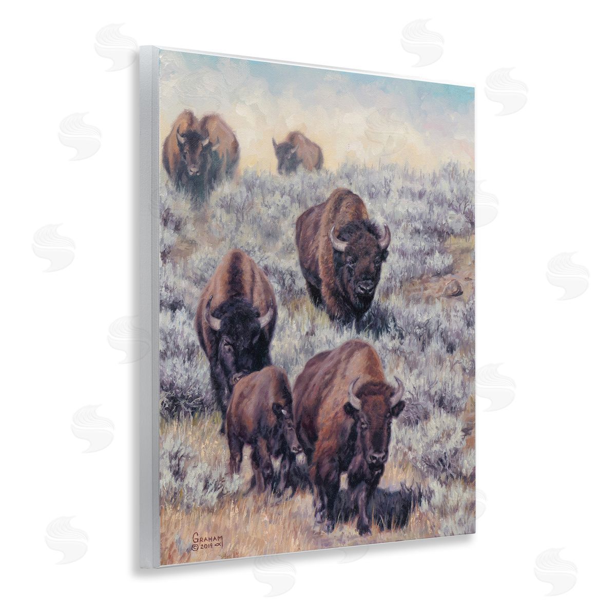 In Search Of New Grass Wood Plaque Wall Art, Home Decor by David Graham