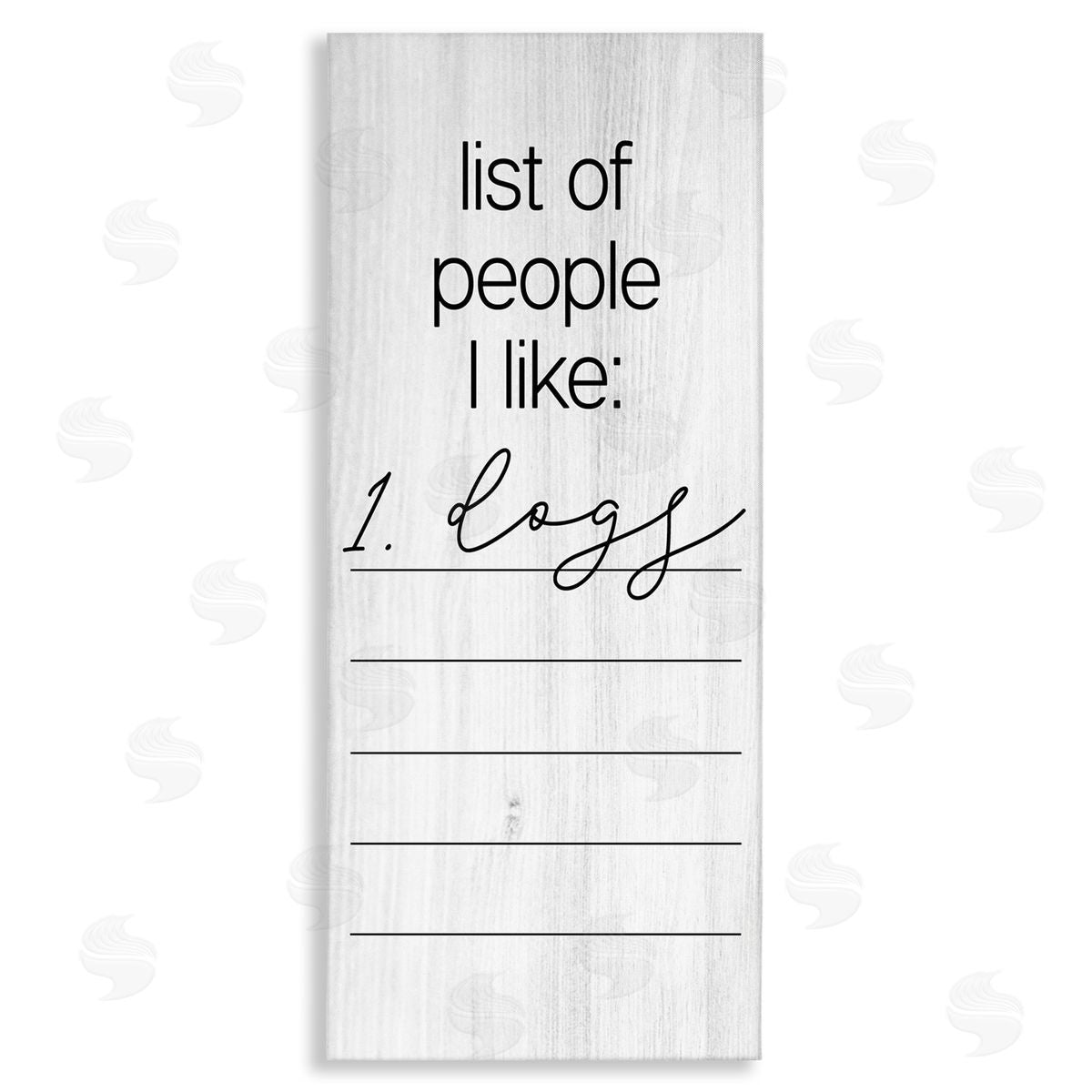 Funny People I Like Canvas Wall Art, Home Decor by Stupell Studio