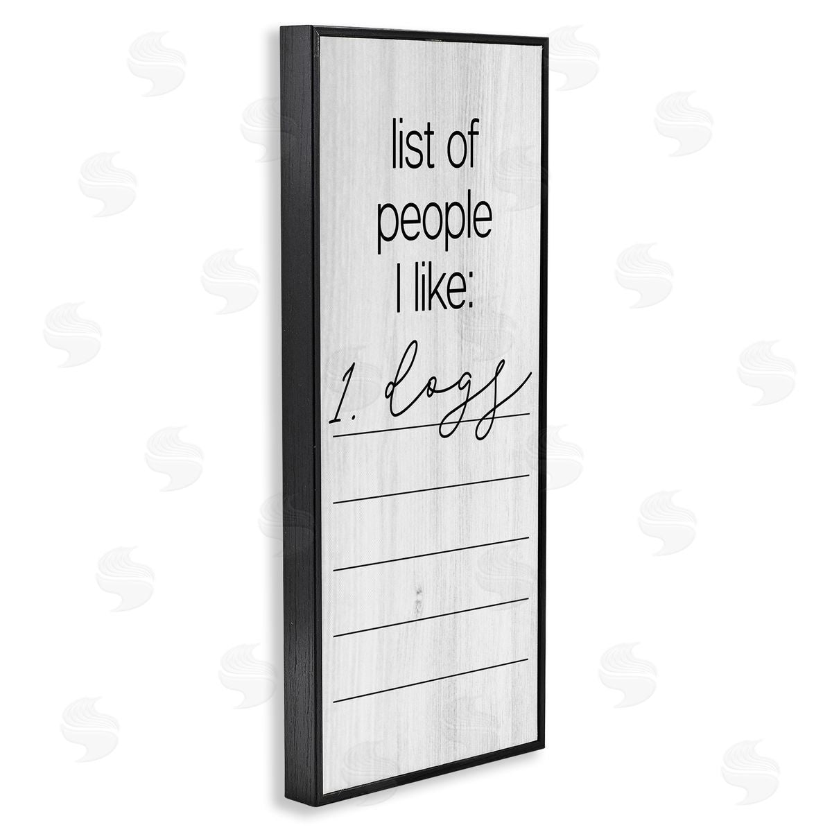 Funny People I Like Black Frame Print Wall Art, Home Decor by Stupell Studio