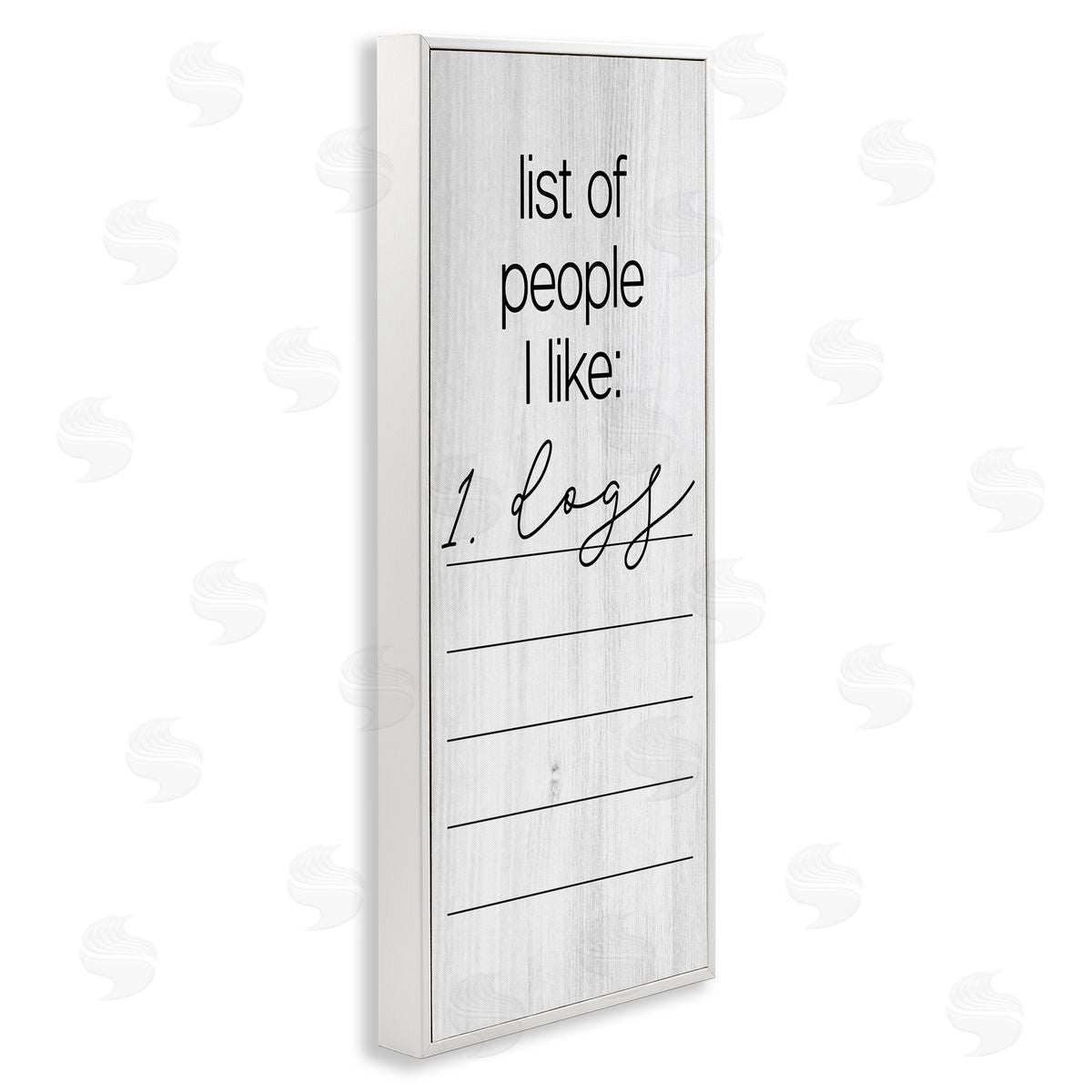 Funny People I Like White Frame Print Wall Art, Home Decor by Stupell Studio