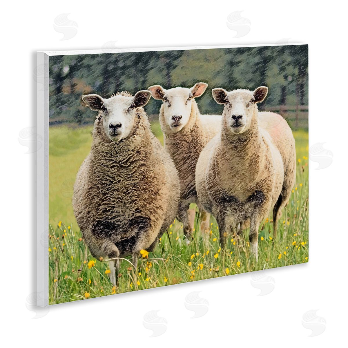Sheep Grazing in Grass Wood Plaque Wall Art, Home Decor by Sundance Group, LLC.
