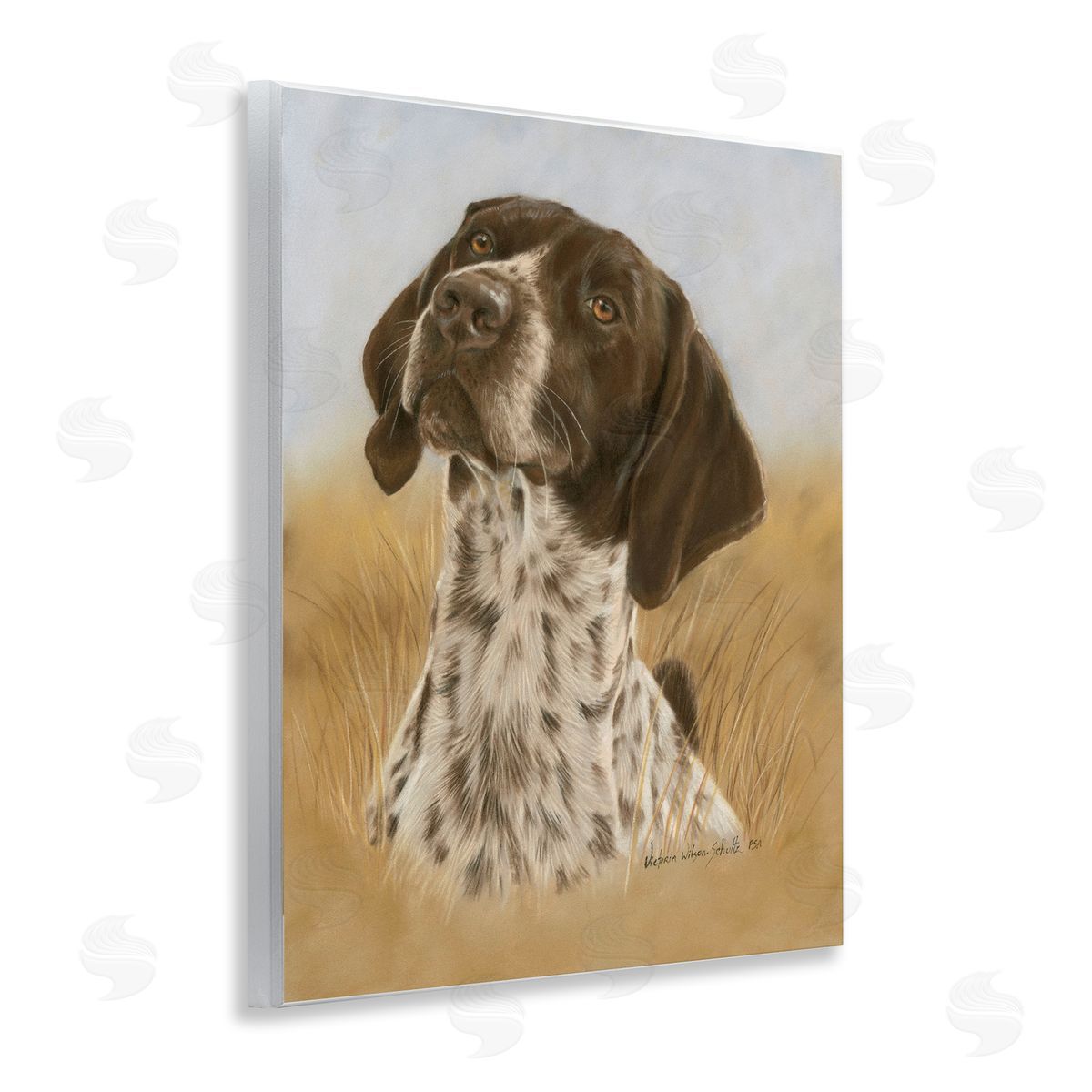 Pointer Hunting Dog Wood Plaque Wall Art, Home Decor by Victoria Schultz