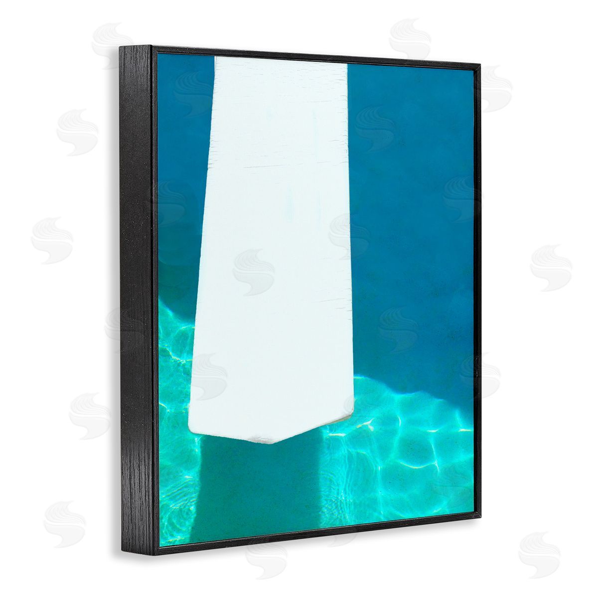 Lisa Hill Saghini Summer Diving Board Black Framed Giclee Wall Art Print