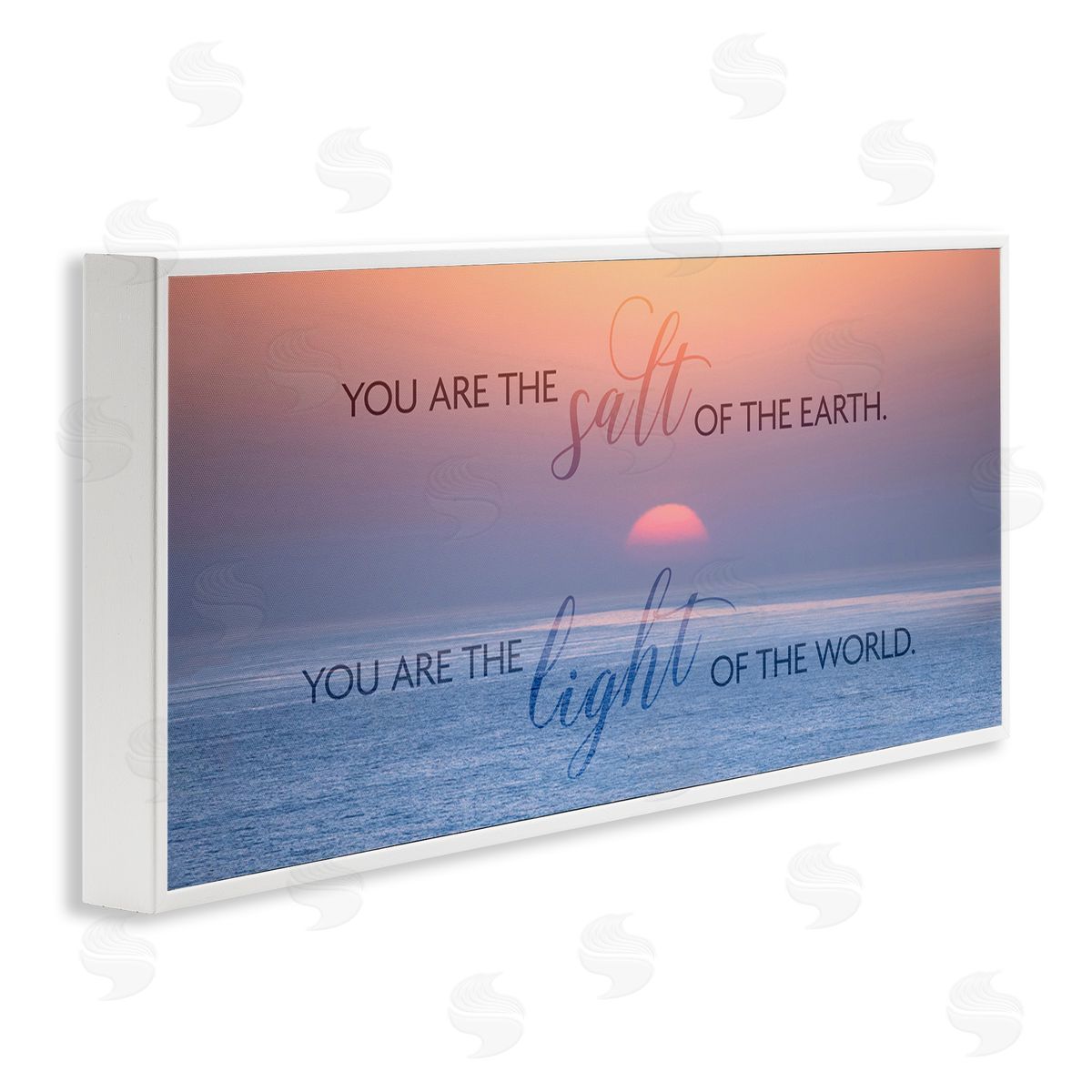 Light Of The World White Frame Print Wall Art, Home Decor by Kathy Mansfield