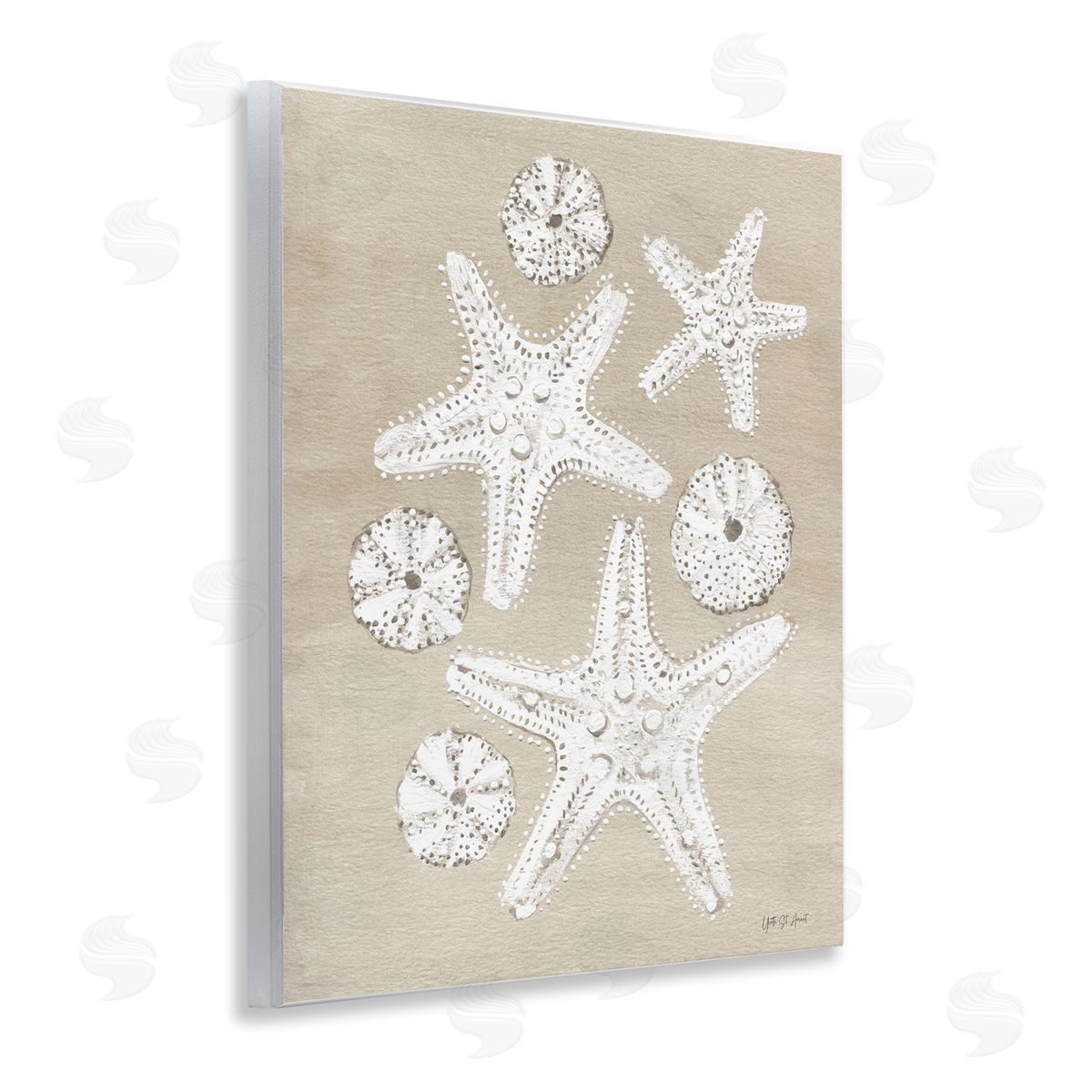 Sandy Beach Treasures Wood Plaque Wall Art, Home Decor by Candra Boggs