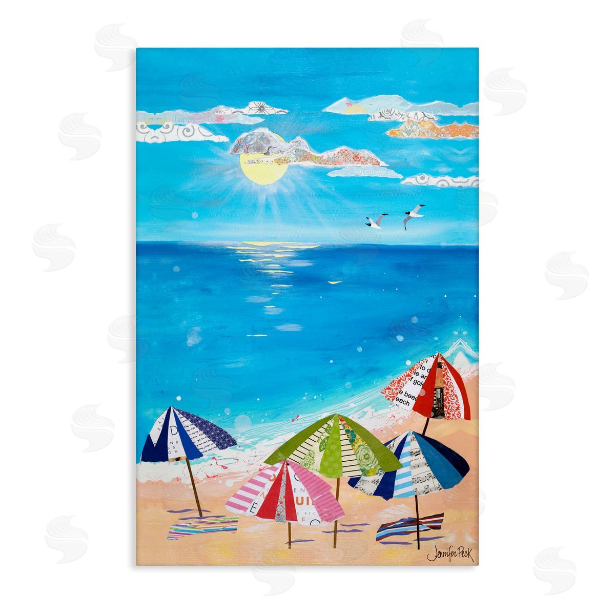 Good Day Sunshine Canvas Wall Art, Home Decor by Jennifer Peck