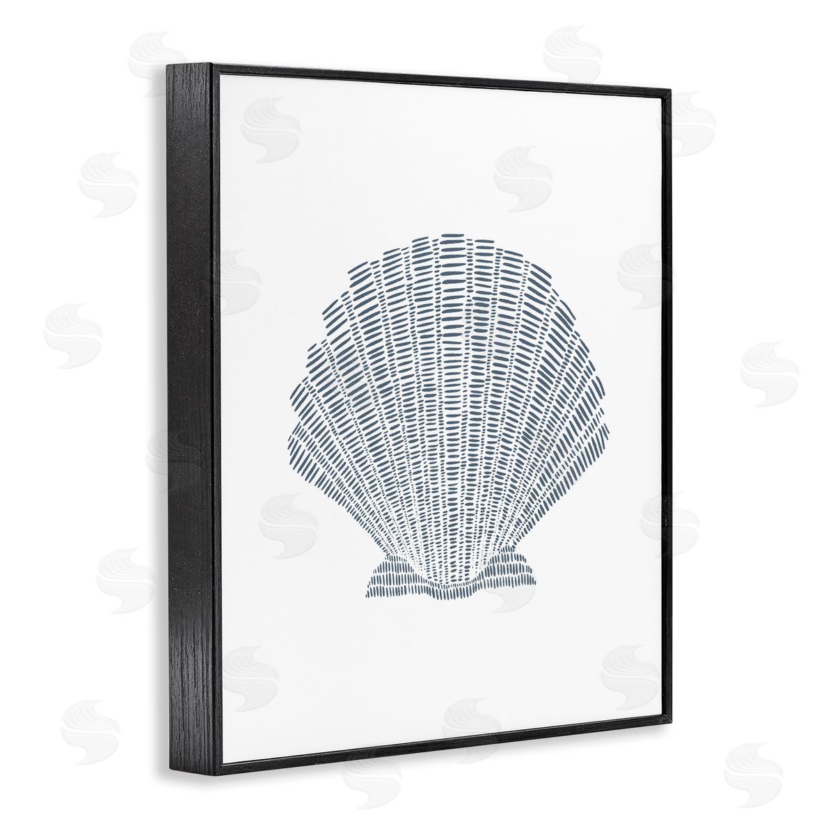 Minimal Sea Shell Black Frame Print Wall Art, Home Decor by Jetty Home, LLC