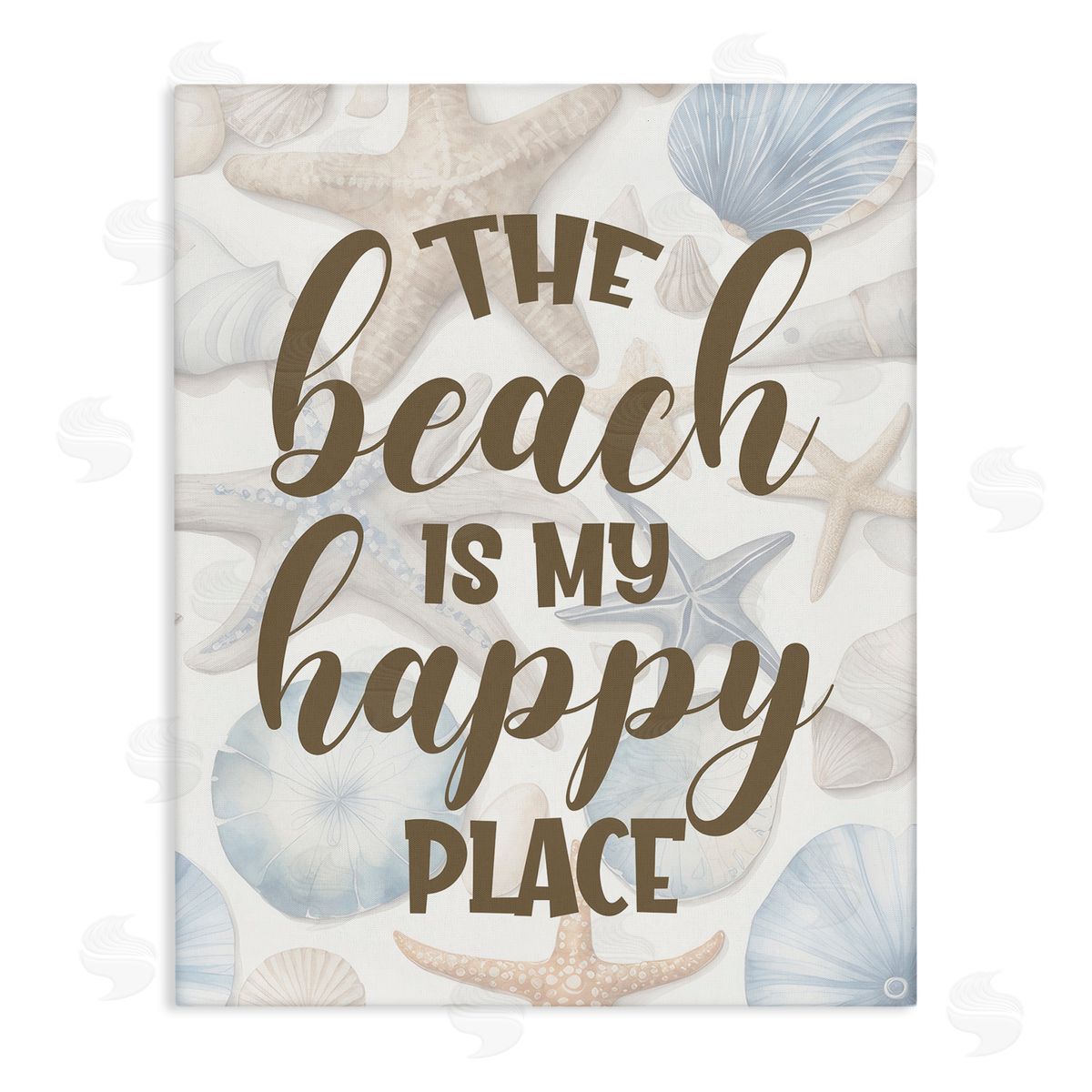 Beach Happy Place Canvas Wall Art, Home Decor by Kim Allen