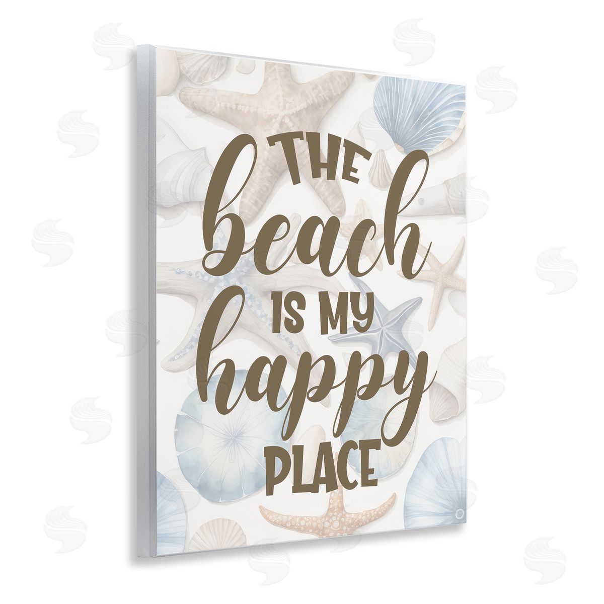 Beach Happy Place Wood Plaque Wall Art, Home Decor by Kim Allen