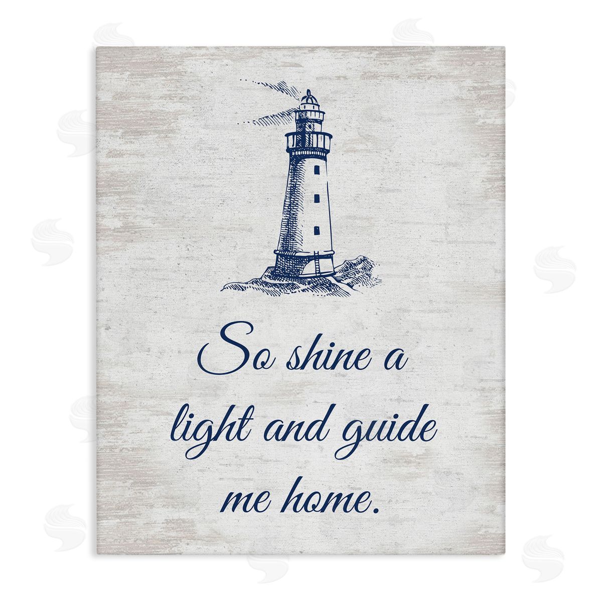 Guide Me Home Canvas Wall Art, Home Decor by Lettered and Lined