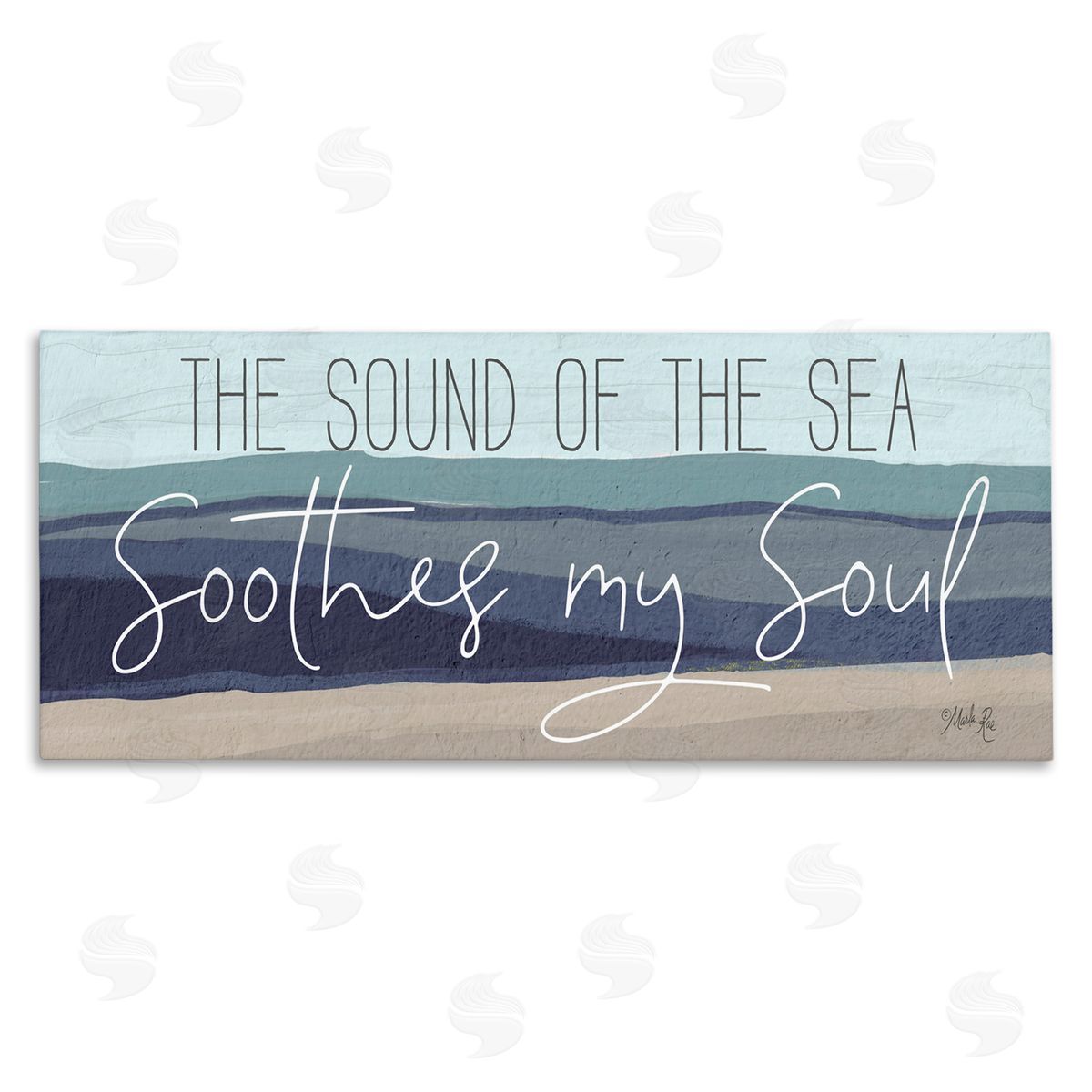 Sound Of The Sea Canvas Wall Art, Home Decor by Marla Rae