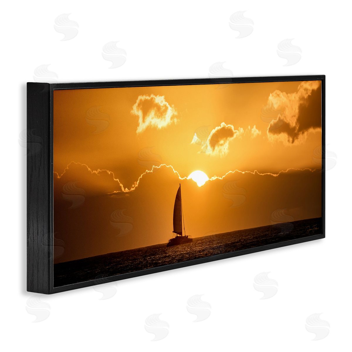 Dennis fr_sideates Tranquil Sunset Sailboat