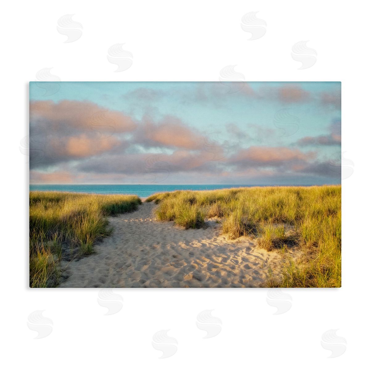 Brooke T. Ryan Beachy Footprints Path Canvas Wall Art Print