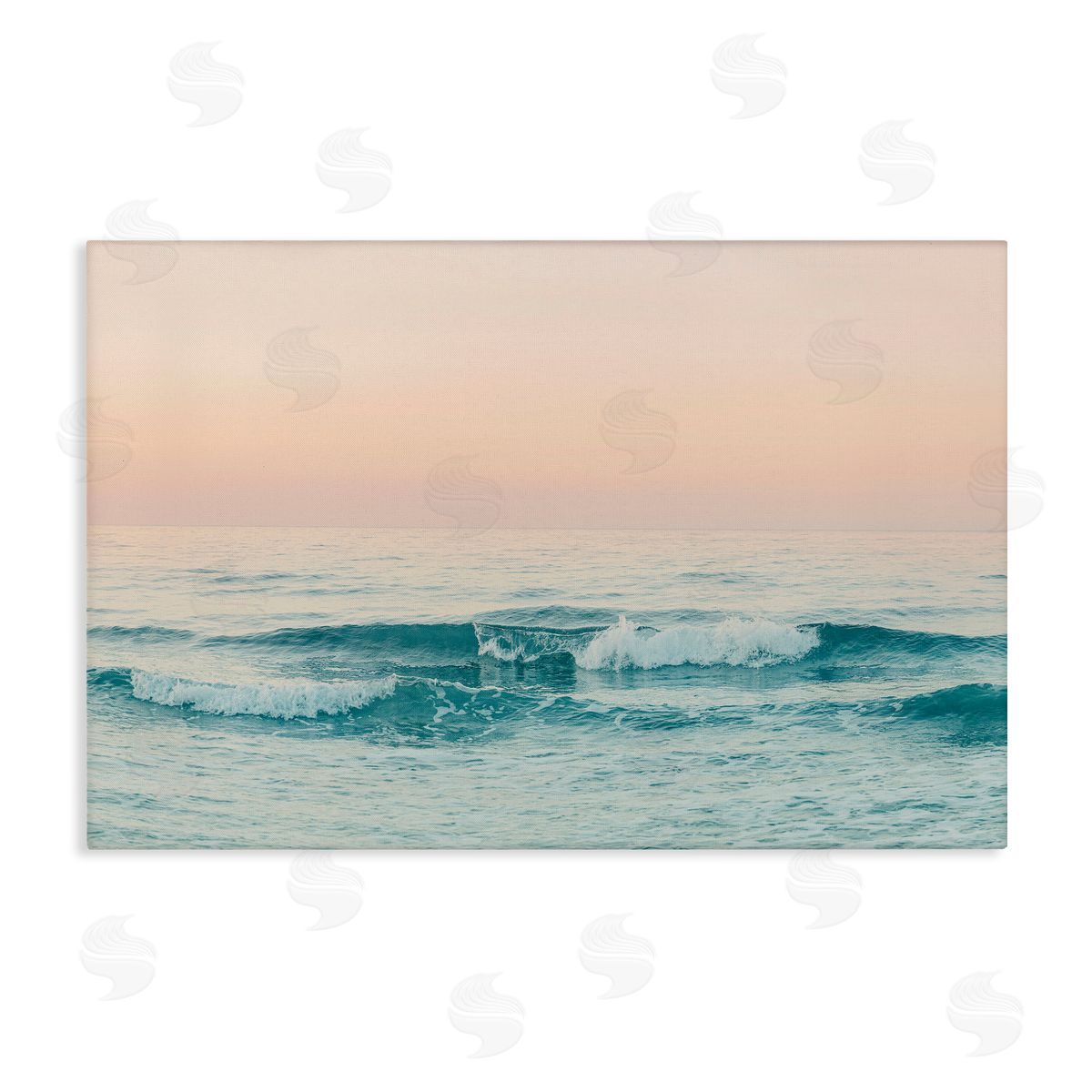Sisi and Seb Greece Ocean Waves Canvas Wall Art Print