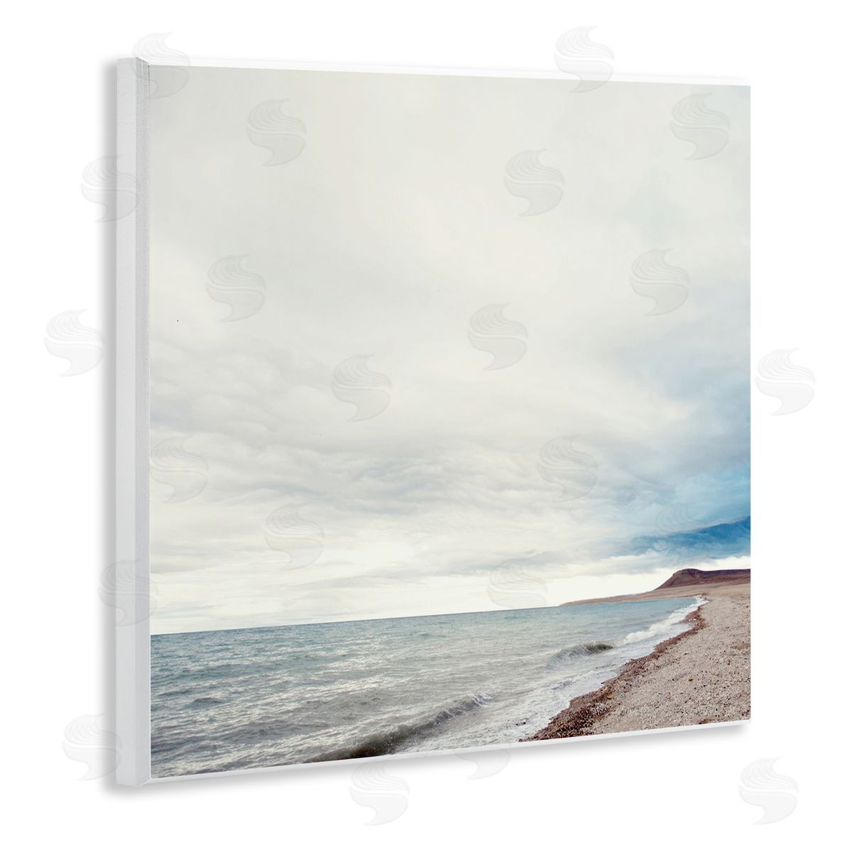 Anna Coppel Ocean At Sunrise Wooden Wall Plaque Art Print