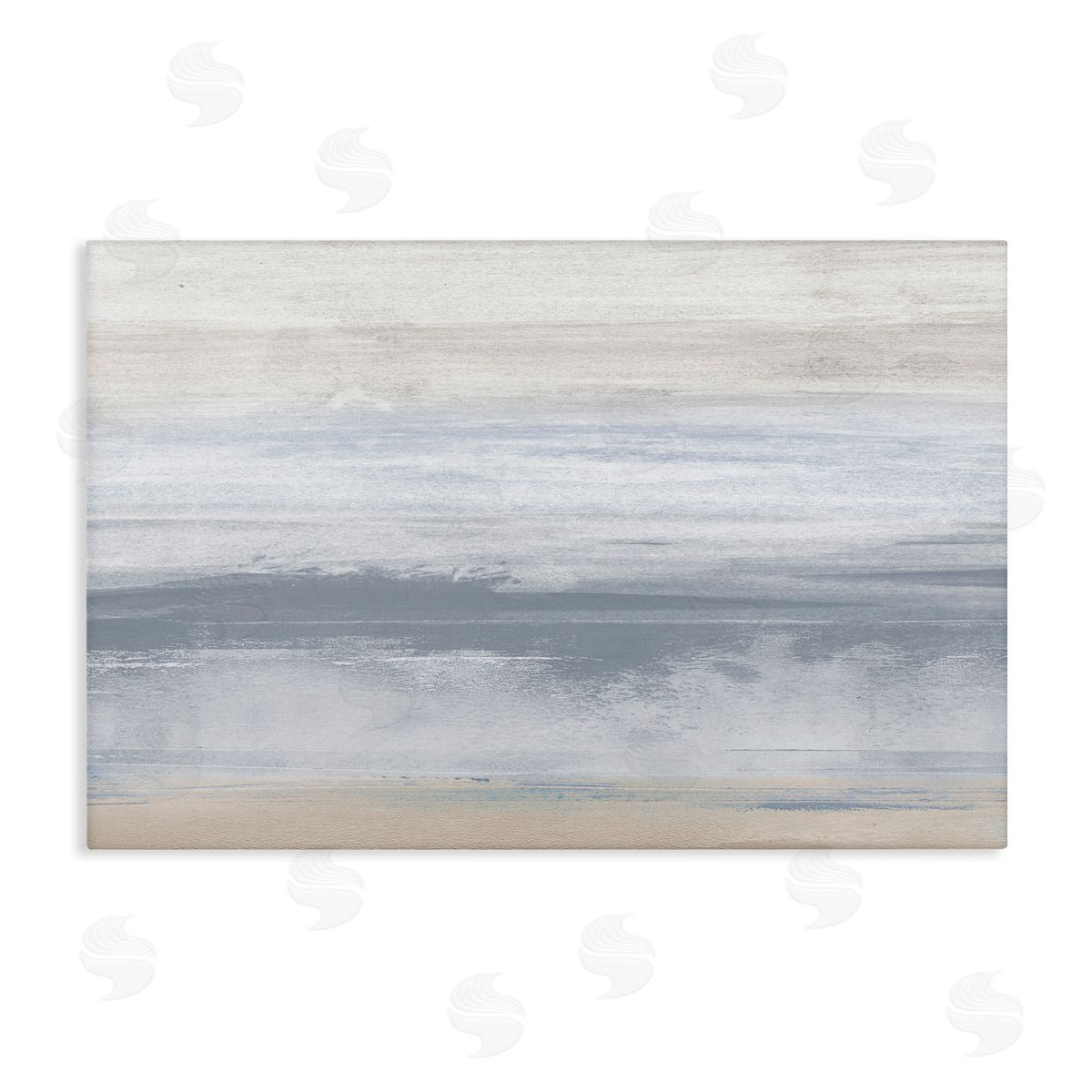 Serene Blue Feeling Canvas Wall Art, Home Decor by Dan Meneely