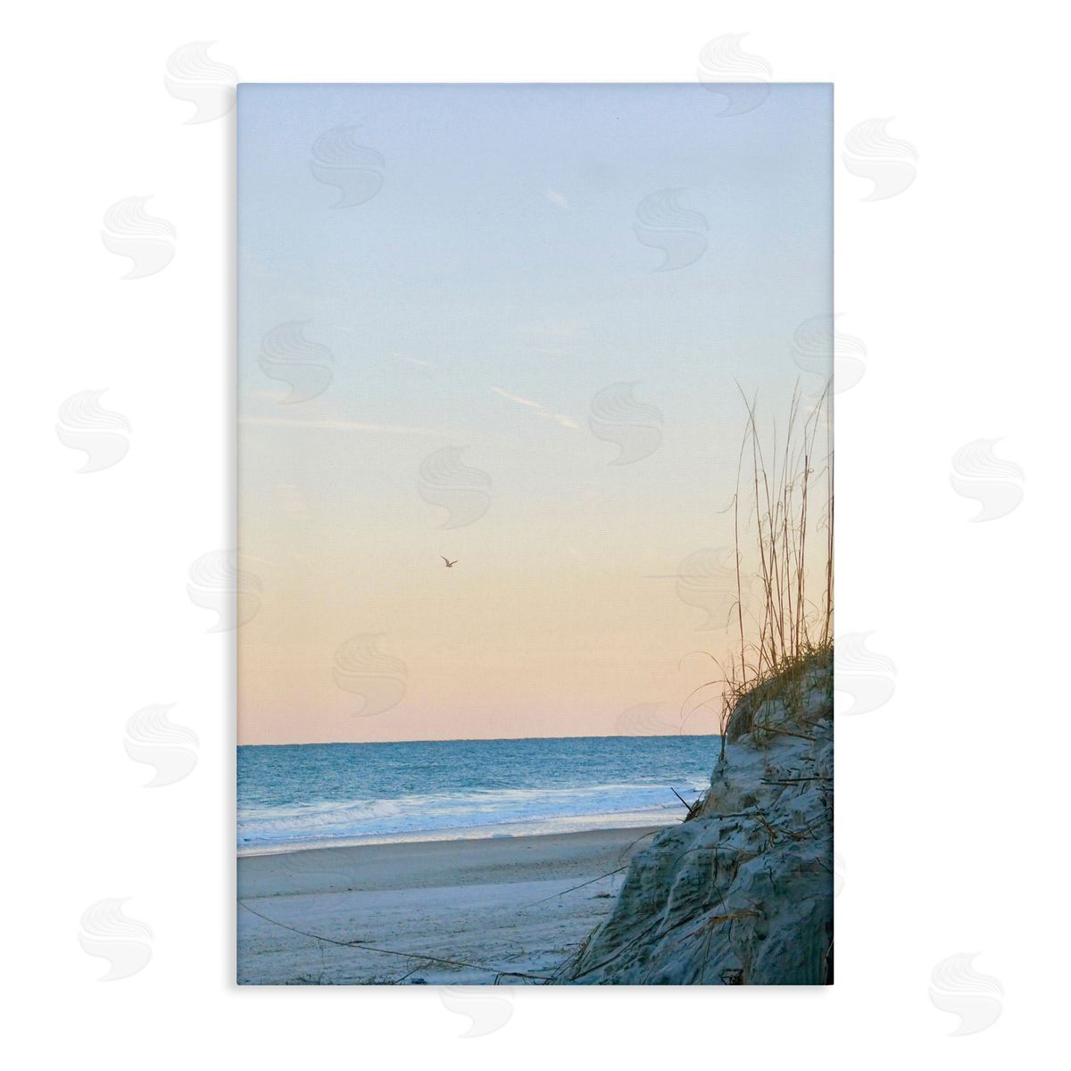 Serene Beach Sunset Canvas Wall Art, Home Decor by Gail Peck