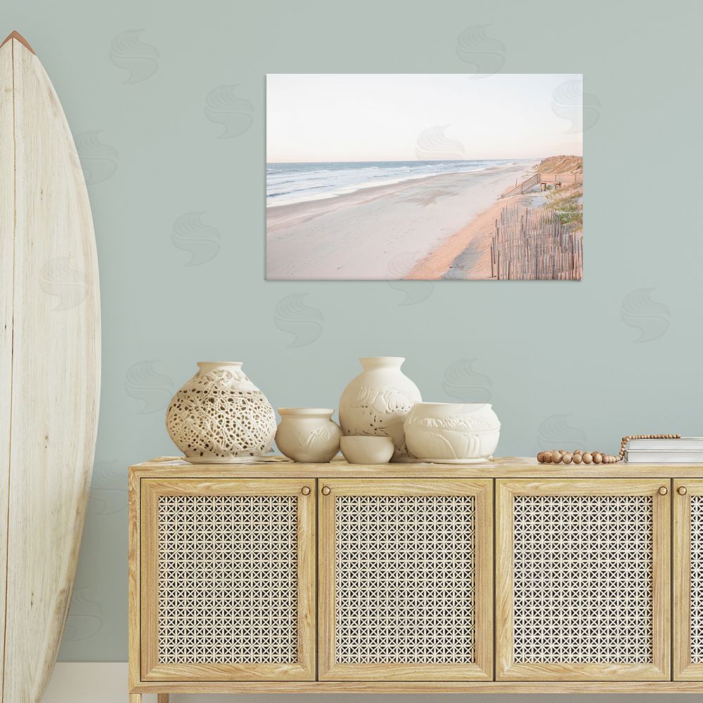 Erin Marie Vast Beach Horizon Canvas Wall Art Print in Room
