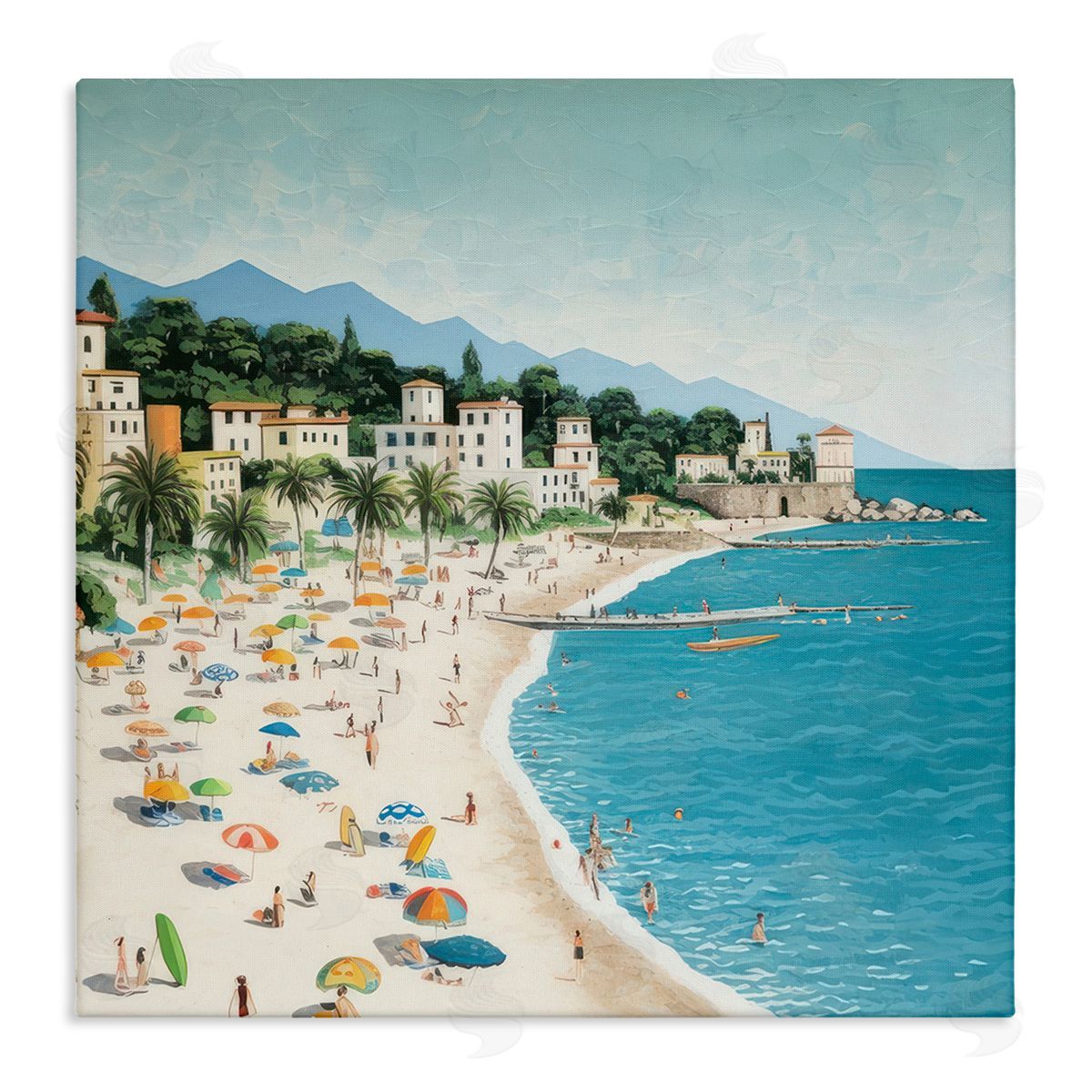 Lazar Studio By Water's Edge Canvas Wall Art Print