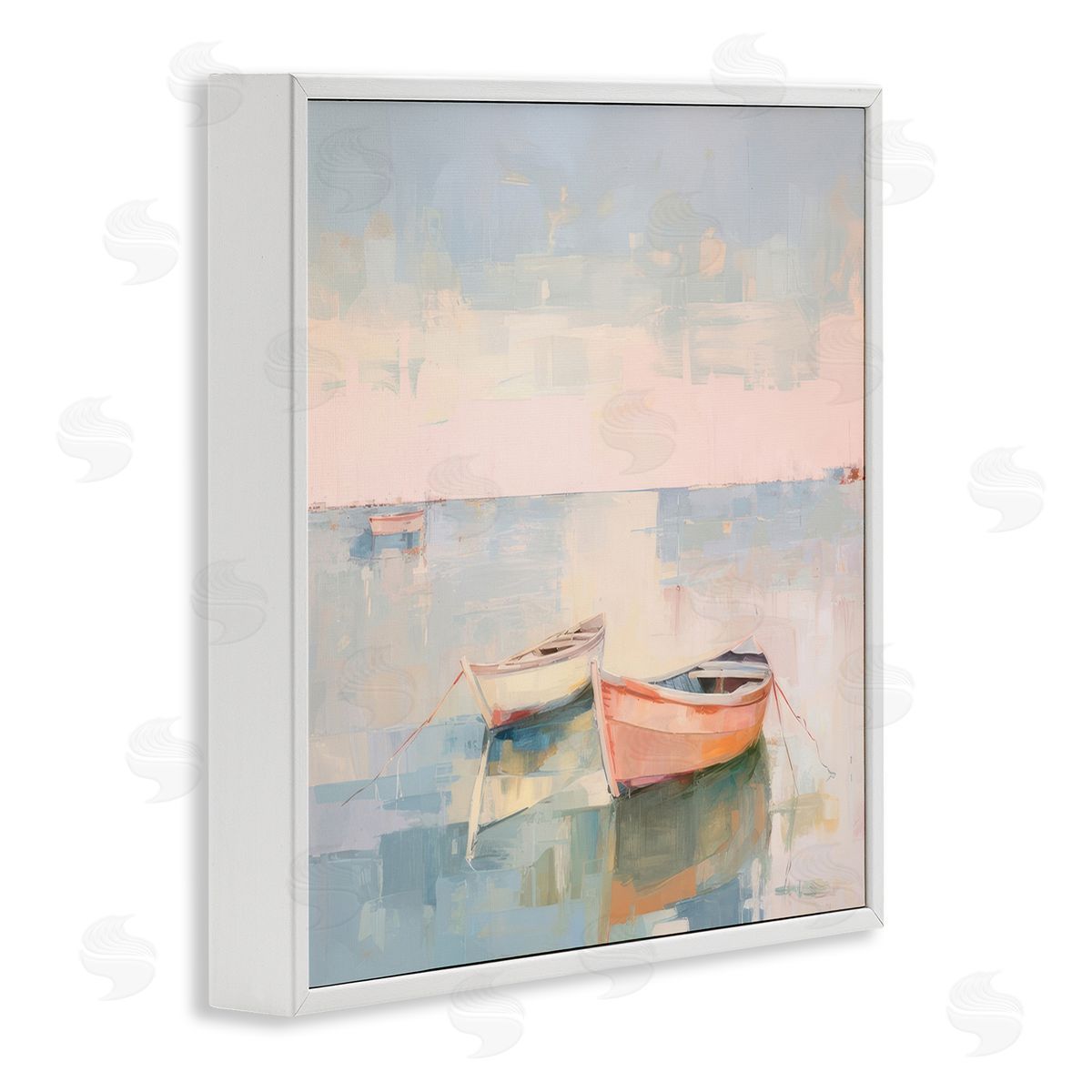 Irena Orlov Coastal Breeze Sailing White Framed Giclee Wall Art Print