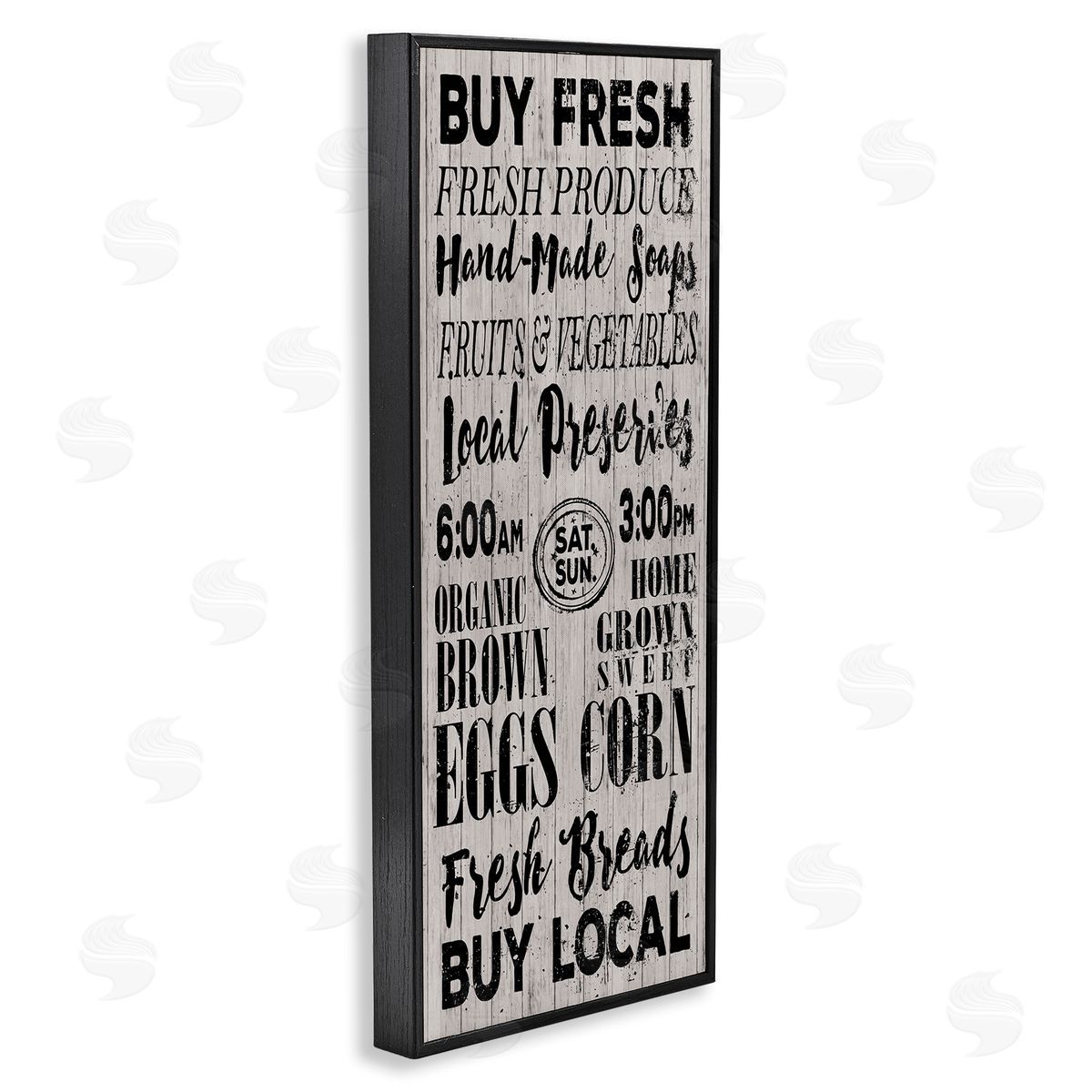 Buy Farm Fresh Black Frame Print Wall Art, Home Decor by Elizabeth Medley
