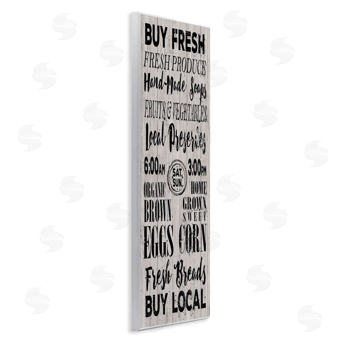 Buy Farm Fresh Wood Plaque Wall Art, Home Decor by Elizabeth Medley