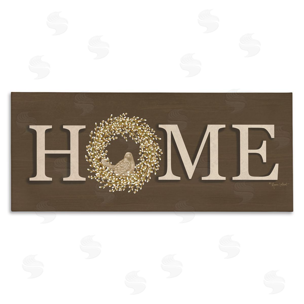 Rustic Seasonal Home Canvas Wall Art, Home Decor by Annie LaPoint
