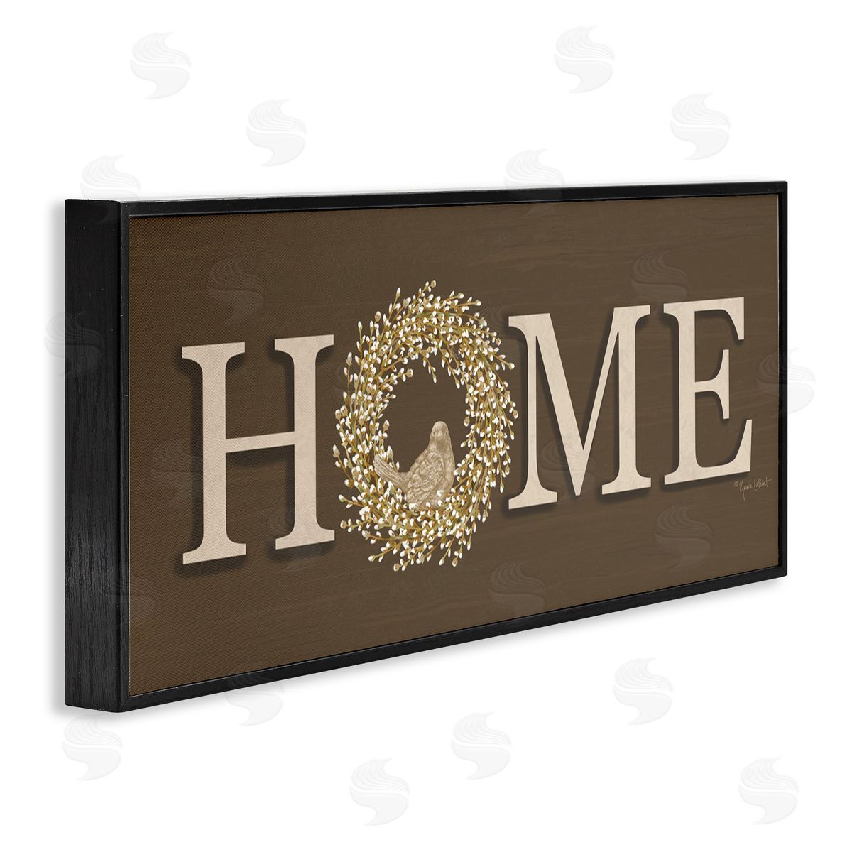 Rustic Seasonal Home Black Frame Print Wall Art, Home Decor by Annie LaPoint