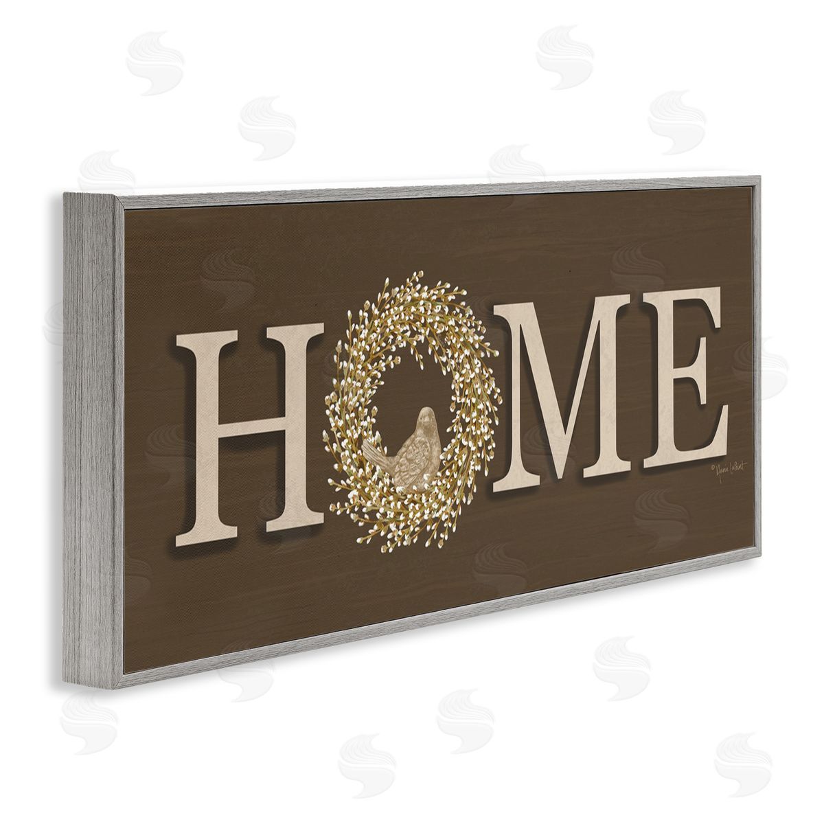 Rustic Seasonal Home Grey Frame Print Wall Art, Home Decor by Annie LaPoint
