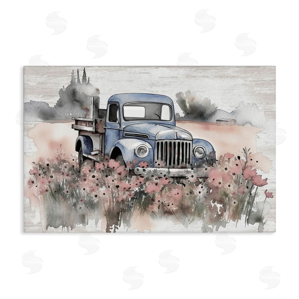 Pickup in Floral Meadow Canvas Wall Art, Home Decor by Lettered and Lined
