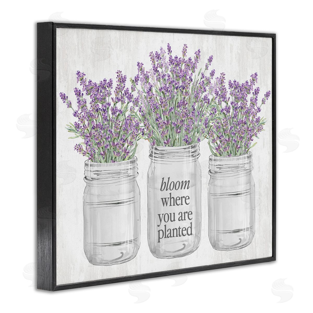 Where You're Planted Black Frame Print Wall Art, Home Decor by Lettered and Lined