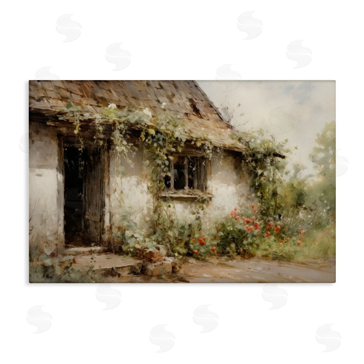 Reclaimed By Nature Canvas Wall Art, Home Decor by Petal Prints Design
